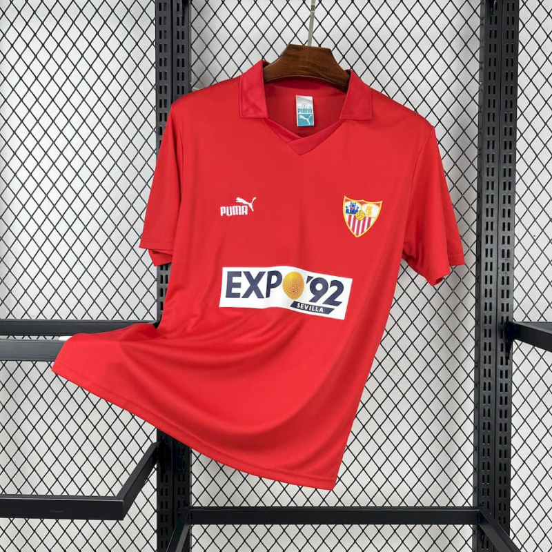 Retro Sevilla Away 1987/90 season Football Jersey Sports shirt
