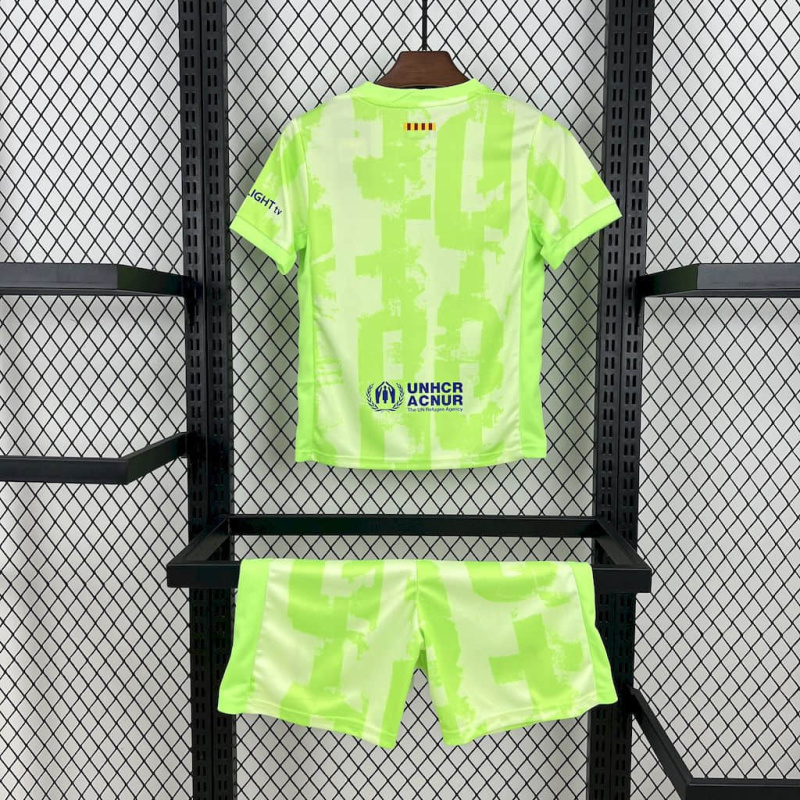 Kids Kit Barcelona 3rd away 2025/2026 new season Football Jersey Sports shirt