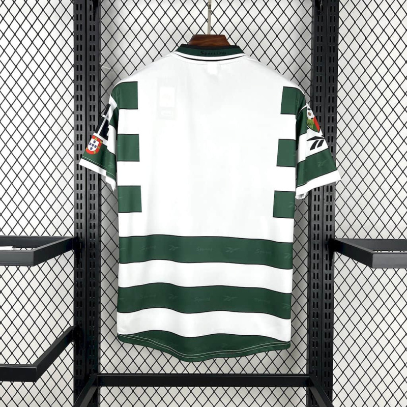Retro Sporting Lisbon Home 2000/01 season Football Jersey Sports shirt