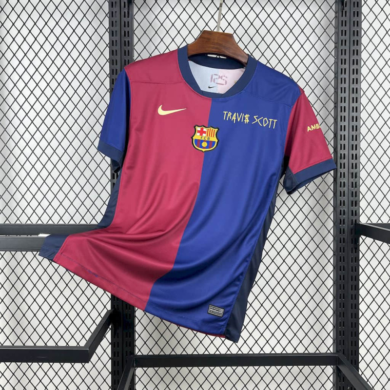 Barcelona Home Travis Scott Special 2025/2026 new season Football Jersey Sports shirt