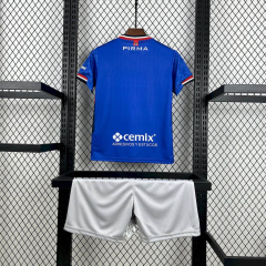 Kids Kit CDSyC Cruz Azul Home 2025/2026 New Season Football Jersey Sports Shirt