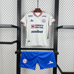 Kids Kit CDSyC Cruz Azul Away 2025/2026 New Season Football Jersey Sports Shirt