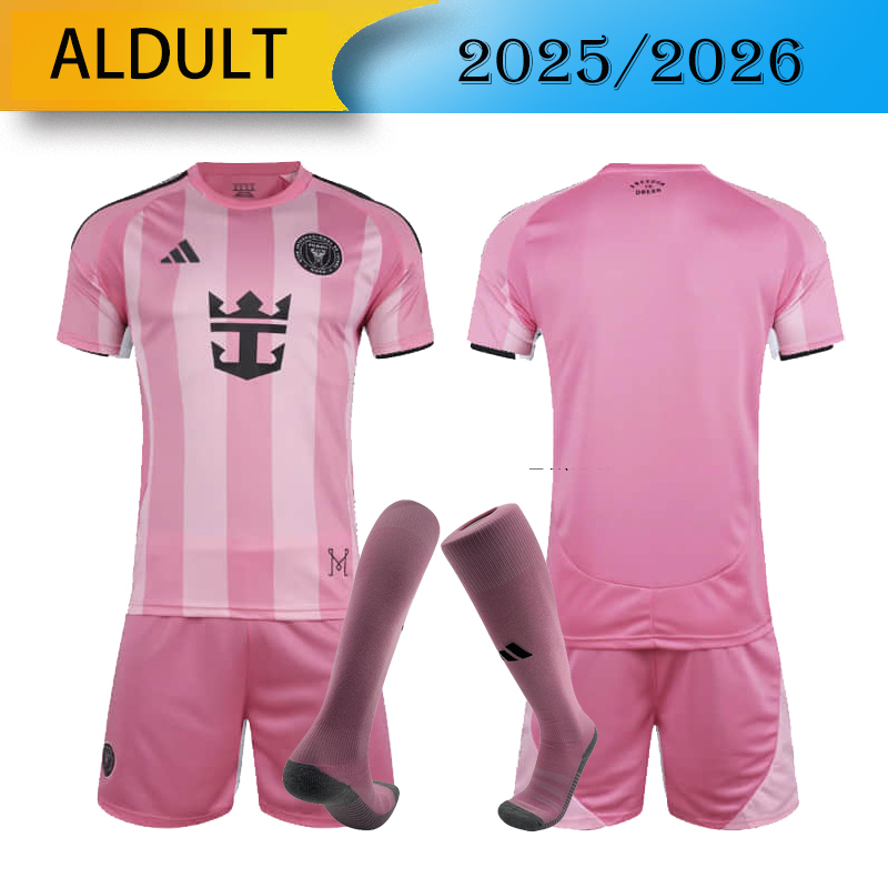 inter miami home court 2025/2026 shirt+shorts+socks kit Football team shirt Jersey