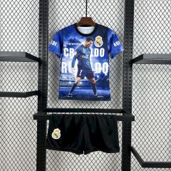 Kids Kit Real Madrid Cristiano Ronaldo 2025/2026 New Season Football Jersey Sports Shirt