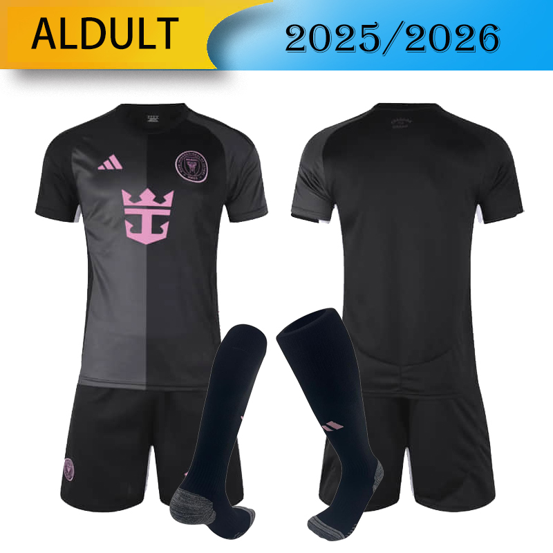 inter miami away 2025/2026 shirt+shorts+socks kit Football team shirt Jersey