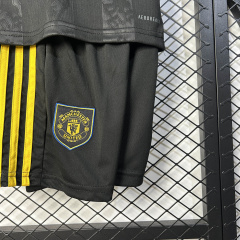 KIDS Manchester United Away 2025/2026 New Season Football Jersey Sports Shirt