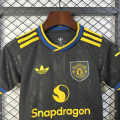 KIDS Manchester United Away 2025/2026 New Season Football Jersey Sports Shirt