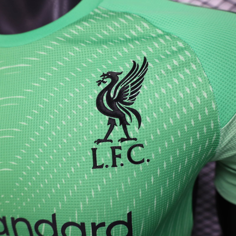 Player Liverpool Goalkeeper 2025/2026 New Season Football Jersey Sports Shirt