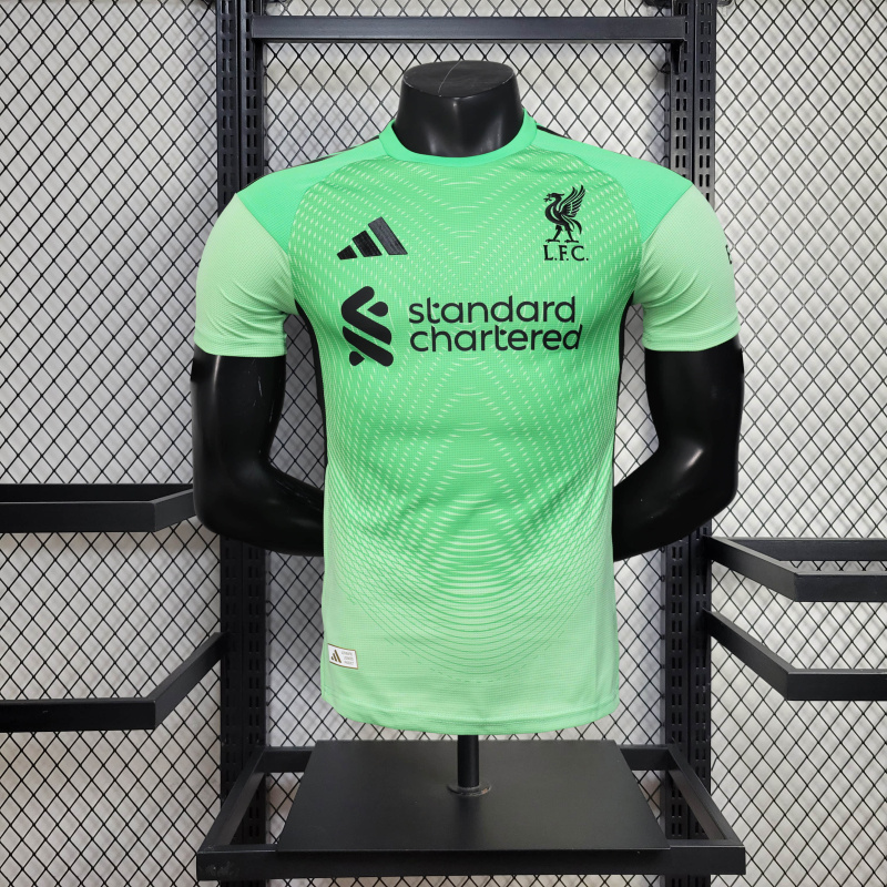 Player Liverpool Goalkeeper 2025/2026 New Season Football Jersey Sports Shirt