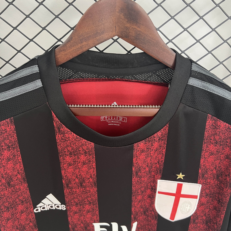 Retro AC Milan Home 15/16 Season Football Jersey Sports Shirt