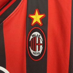Retro AC Milan Home 97/98 Season Football Jersey Sports Shirt