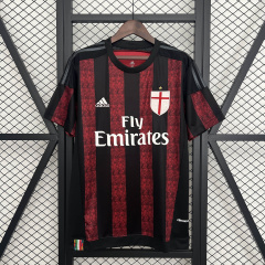 Retro AC Milan Home 15/16 Season Football Jersey Sports Shirt