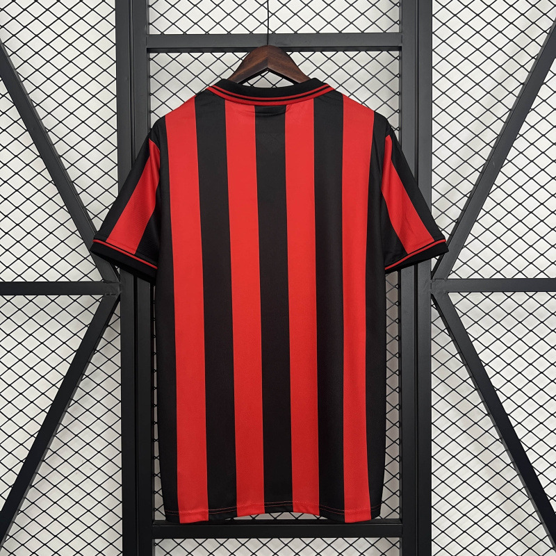 Retro AC Milan Home 97/98 Season Football Jersey Sports Shirt