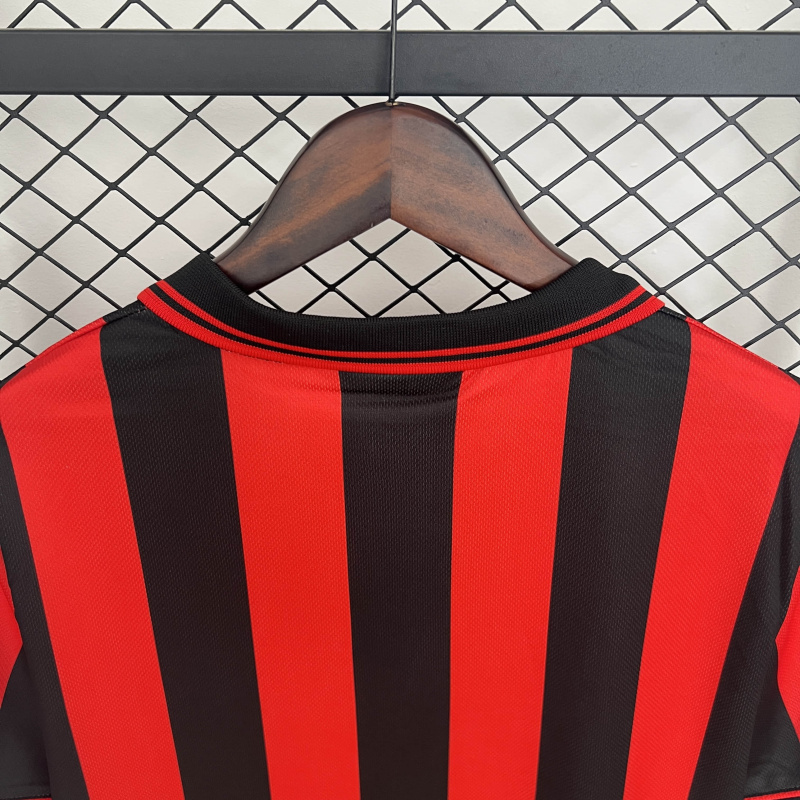 Retro AC Milan Home 97/98 Season Football Jersey Sports Shirt