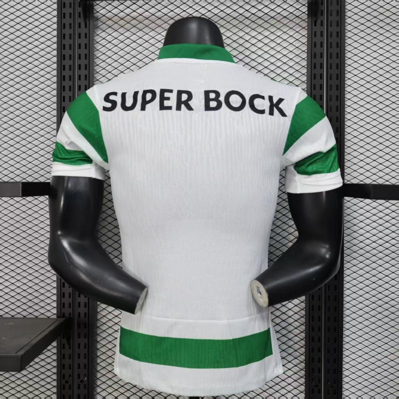 Player Sporting Lisbon Home 2025/2026 New Season Football Jersey Sports Shirt