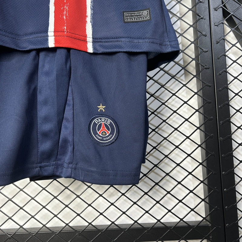 KIDS Paris Saint-Germain Home 2025 Champion Season Football Jersey Sports Shirt