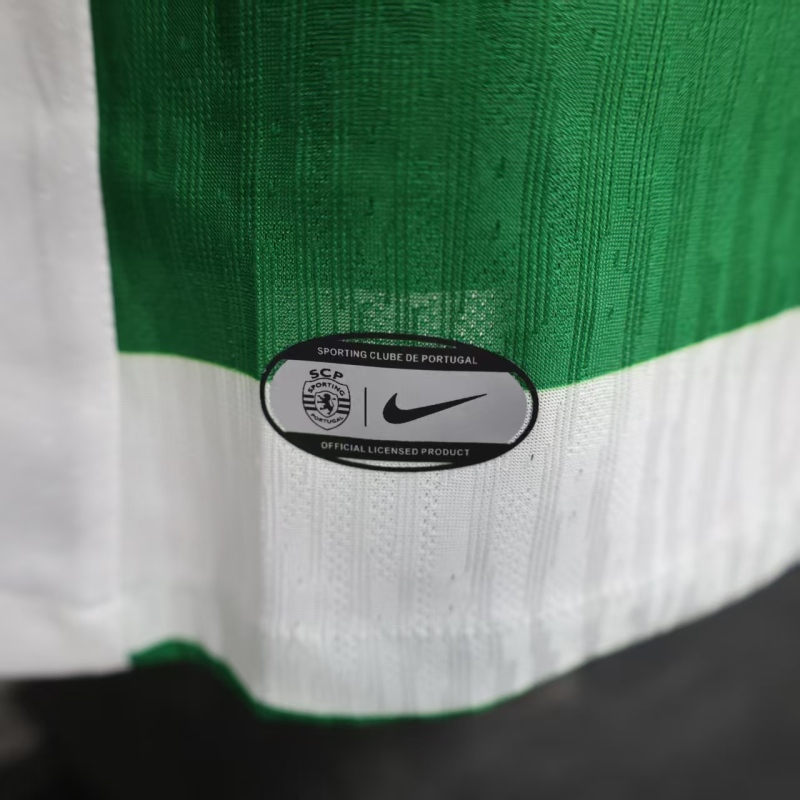 Player Sporting Lisbon Home 2025/2026 New Season Football Jersey Sports Shirt