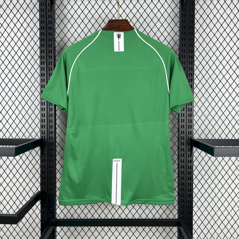 Retro Manchester United Green Goalkeeper 2007/08 Season Football Jersey Sports Shirt