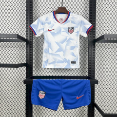 Kids Kit USA Home 2025/2026 new season Football Jersey Sports shirt