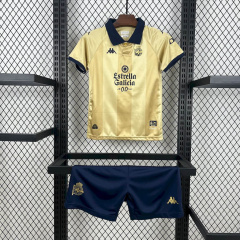 Kids Kit Deportivo de La Coruna 25th Anniversary Edition 2025/2026 New Season Football Jersey Sports Shirt