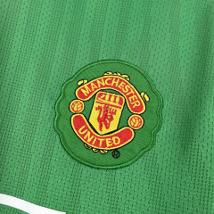 Retro Manchester United Green Goalkeeper 2007/08 Season Football Jersey Sports Shirt
