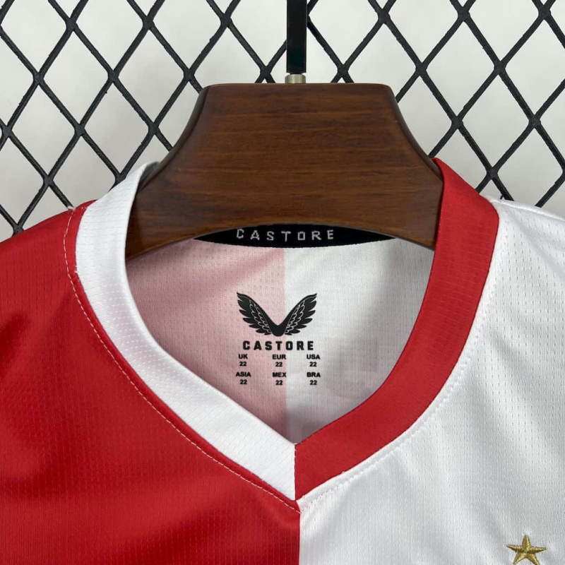 Kids Kit Feyenoord Rotterdam Home 2025/2026 New Season Football Jersey Sports Shirt