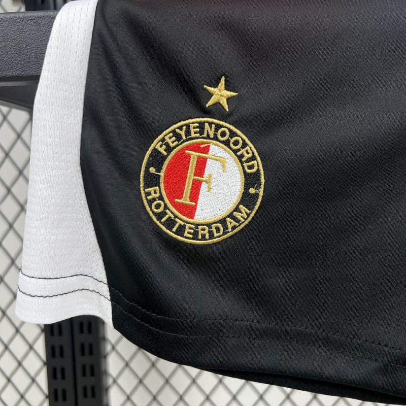 Kids Kit Feyenoord Rotterdam Home 2025/2026 New Season Football Jersey Sports Shirt