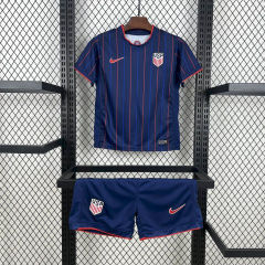 Kids Kit USA Away 2025/2026 new season Football Jersey Sports shirt