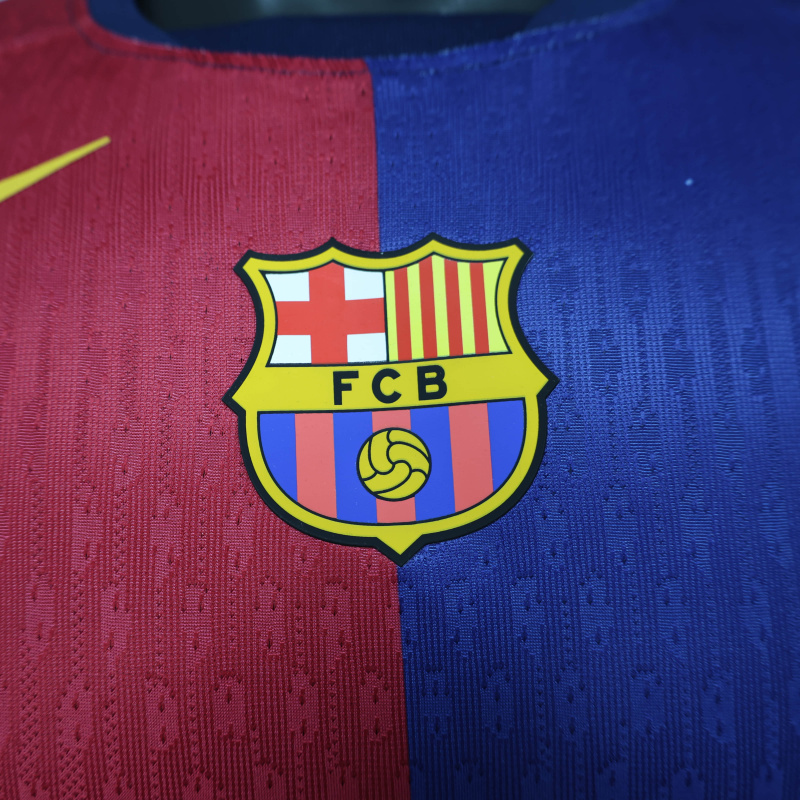 Player Barcelona Home long sleeve 2024/2025 new season Football Jersey Sports shirt