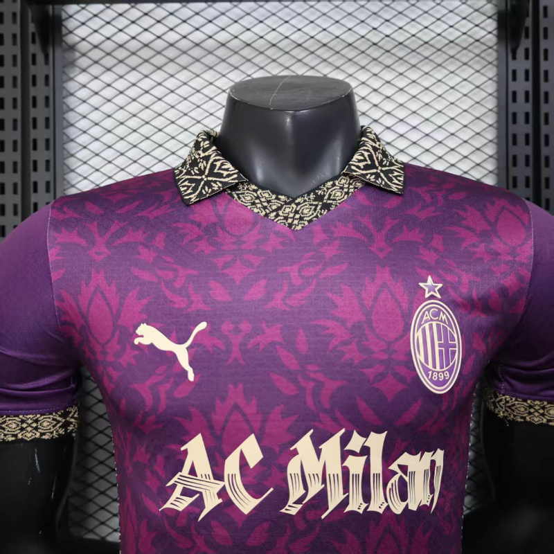 Player AC Milan Special Edition 2025/2026 New Season Football Jersey Sports Shirt