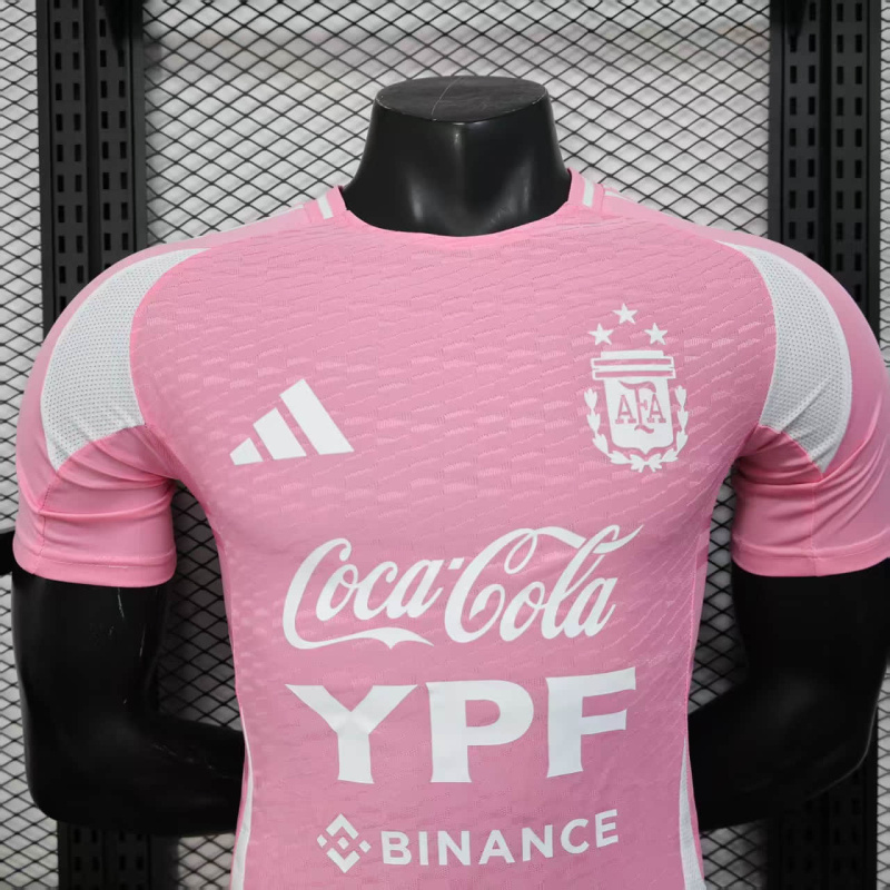 Player Argentina Training Jersey 2025/2026 New Season Football Jersey Sports Shirt