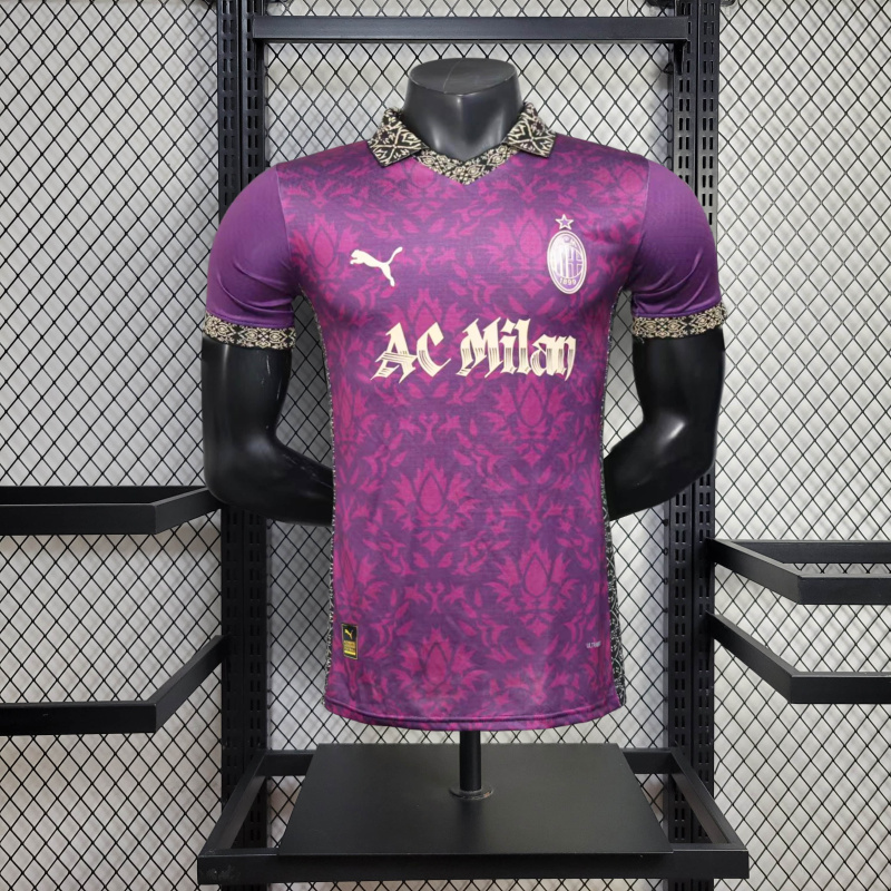 Player AC Milan Special Edition 2025/2026 New Season Football Jersey Sports Shirt