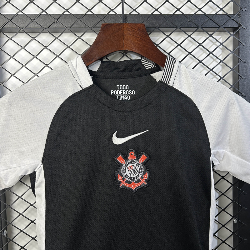 KIDS Corinthians home 2025/2026 New Season Football Jersey Sports Shirt