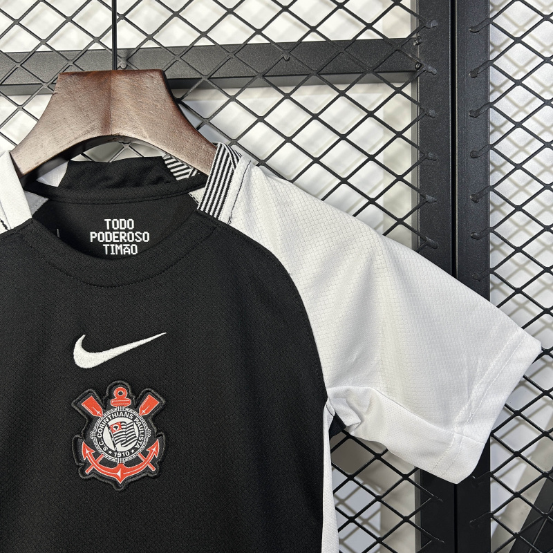 KIDS Corinthians home 2025/2026 New Season Football Jersey Sports Shirt