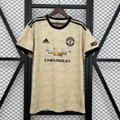 Retro Manchester United away 19/20 Season Football Jersey Sports Shirt