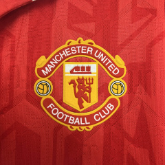 Retro Manchester United Home 92/94 Long Sleeve 2013/14 Season Football Jersey Sports Shirt