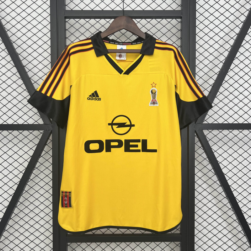 Retro AC Milan Away 99/00 Season Football Jersey Sports Shirt