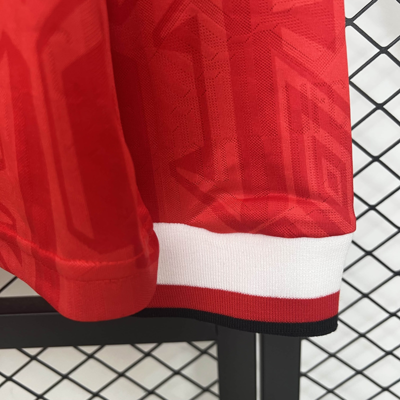 Retro Manchester United Home 92/94 Long Sleeve 2013/14 Season Football Jersey Sports Shirt