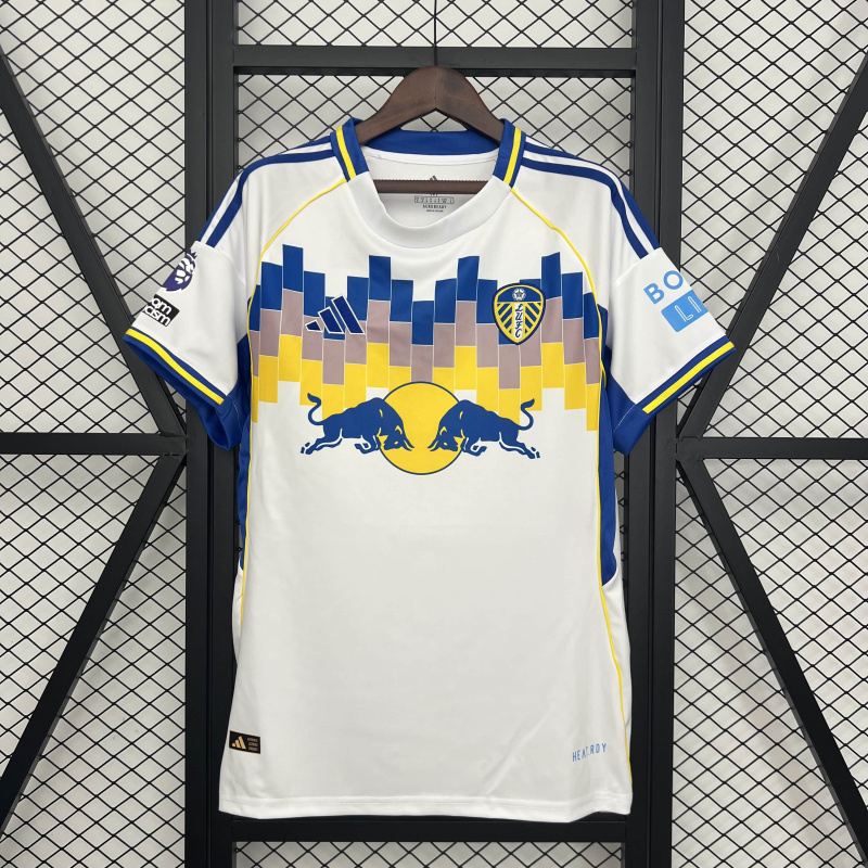 Leeds United Home 2025/2026 New Season Football Jersey Sports Shirt