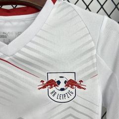 Kids Kit RB Leipzig Home 2025/2026 Season Football Jersey Sports Shirt