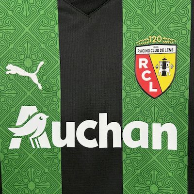 Kids Kit Lens Away 2025/2026 Season Football Jersey Sports Shirt