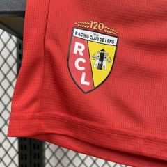 Kids Kit Lens Home 2025/2026 Season Football Jersey Sports Shirt