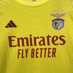 Kids Kit Benfica Yellow Goalkeeper 2025/2026 New Season Football Jersey Sports Shirt