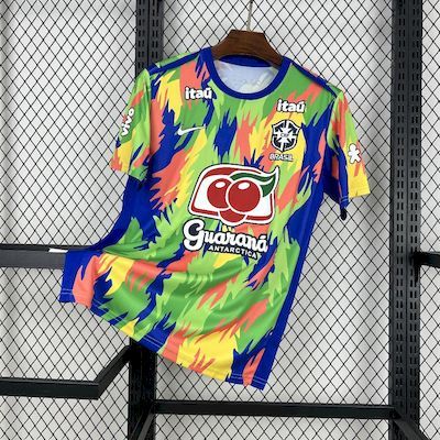 Brazil Pre-match training 2025/2026 New Season Football Jersey Sports Shirt