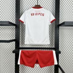 Kids Kit RB Leipzig Home 2025/2026 Season Football Jersey Sports Shirt