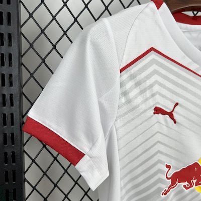 Kids Kit RB Leipzig Home 2025/2026 Season Football Jersey Sports Shirt