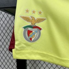 Kids Kit Benfica Yellow Goalkeeper 2025/2026 New Season Football Jersey Sports Shirt