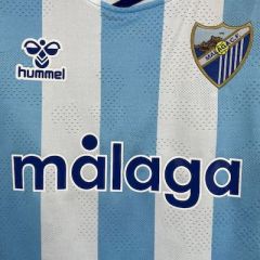 Kids Kit Malaga Home 2025/2026 Season Football Jersey Sports Shirt