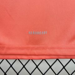 Kids Kit Real Madrid Orange Color Goalkeeper 2025/2026 Season Football Jersey Sports Shirt