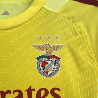 Kids Kit Benfica Yellow Goalkeeper 2025/2026 New Season Football Jersey Sports Shirt